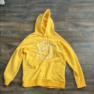 Gymshark Yellow Sweatshirt Vibrant Pullover Hoodie